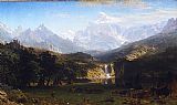Albert Bierstadt The Rocky Mountains, Landers Peak painting